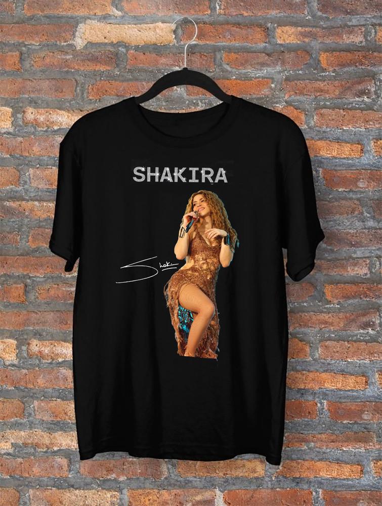 NEW Shakira World Tour 2025 T Shirt Black All Size Gift Fans Unisex T-Shirt M