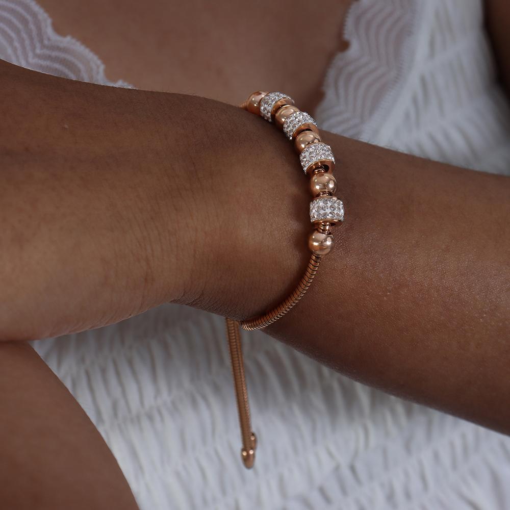 Chinesischer Antikstil Zirkon Armband Wasserdichtes und Nicht verblassendes Armband Nischenpersönlichkeit Retro Übertriebenes Anhängerarmband