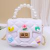 Ručne vyrobená záplata DIY mini taška reťazka crossbody taška princezná taška detská peňaženka na drobné gélová taška