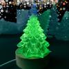 Christmas Tree Setting Ornaments Silicone Mold Epoxy DIY Decoration Making Candle Melt Resin Polymer Clay Home Decor