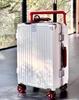Silent Universal Skate Wheel Suitcase - 20" Boarding Password Box & 24" Trolley Case for Women