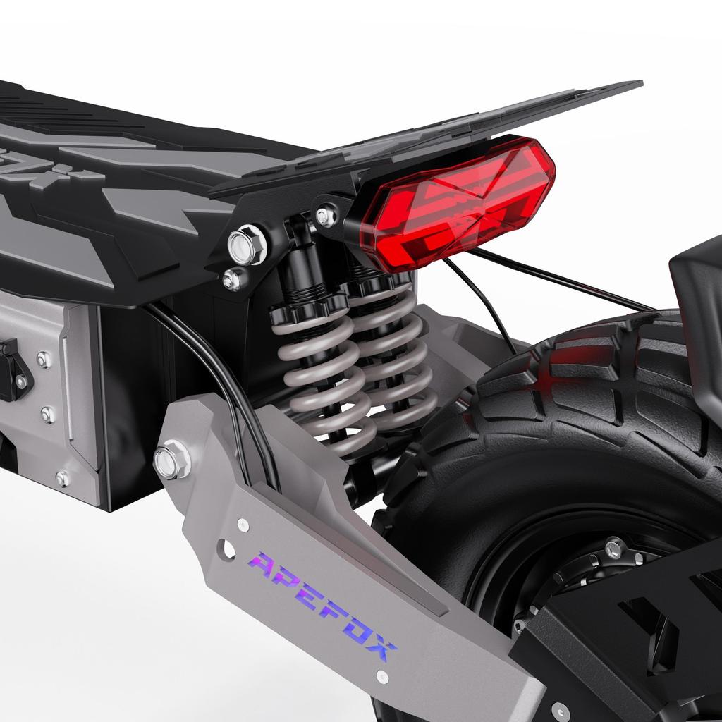 APEFOX T90 Adult Electric Scooter 2100W Dual Motors Blackgrey 13-inch Urban Off-road Tires 60V 31.2Ah Battery.
