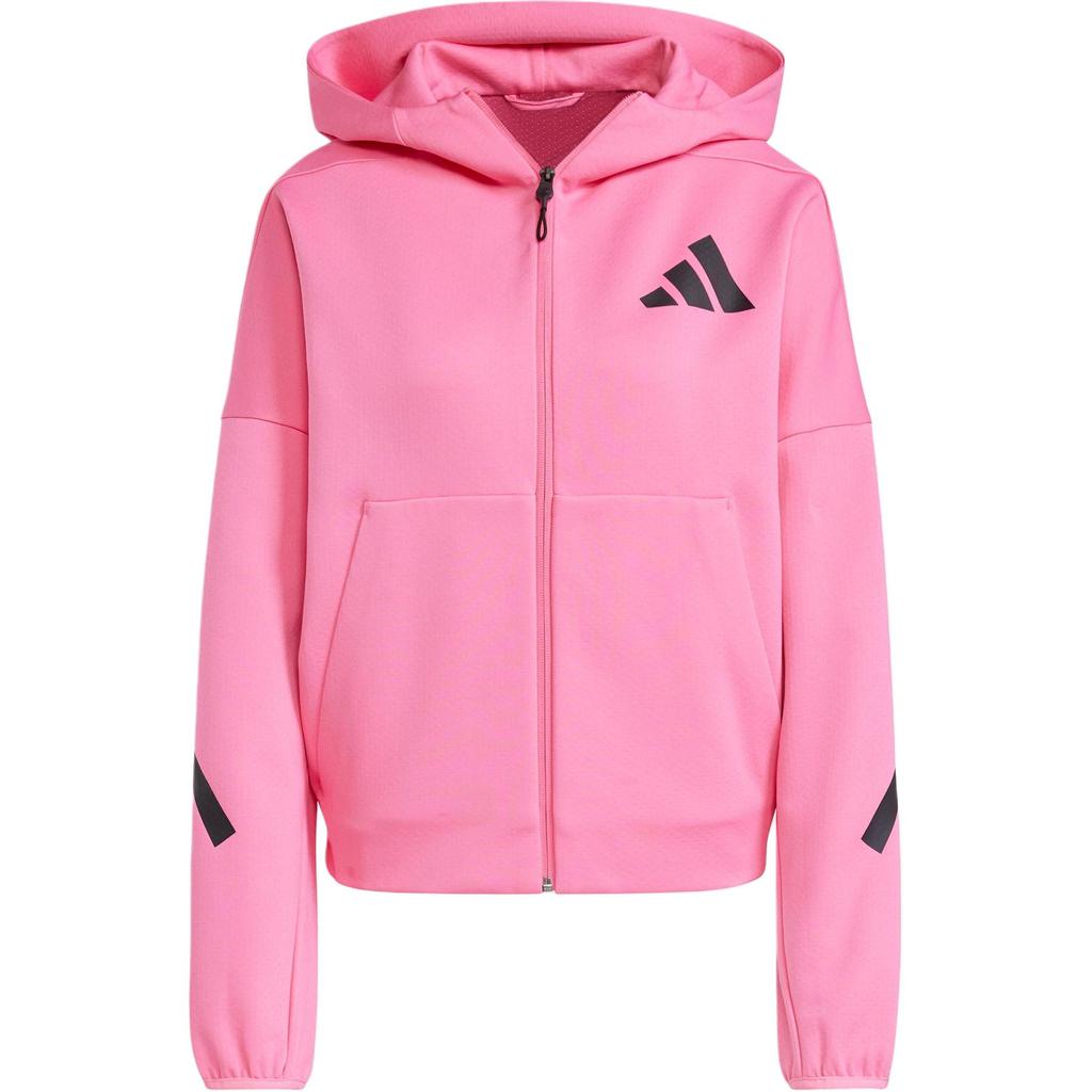 Adidas Z.N.E. True Healing Series FW24 Full Zip Hooded Jacket Women Jacket Pulse-Magenta JD3989