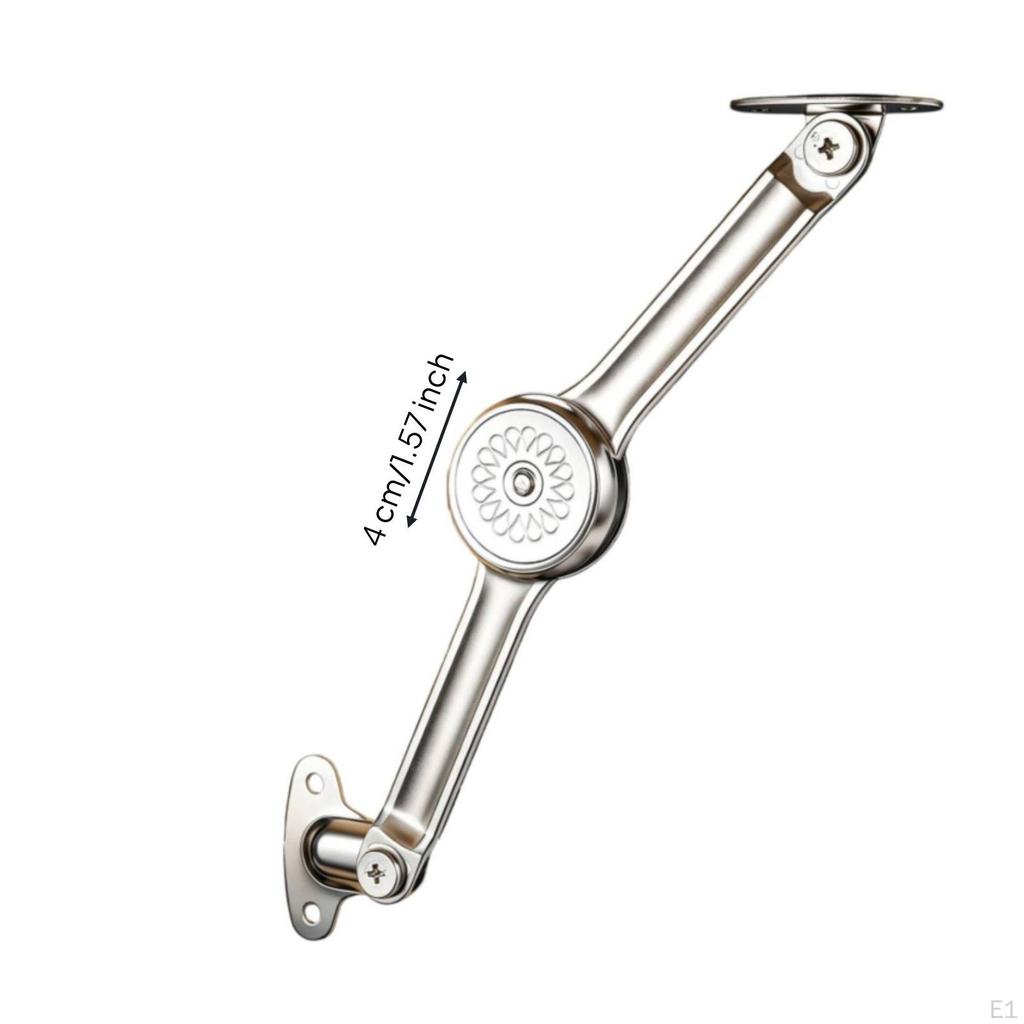 2 Pieces Mechanical Lift Support Rod with Mounting Plates Adjustable Cabinet Door