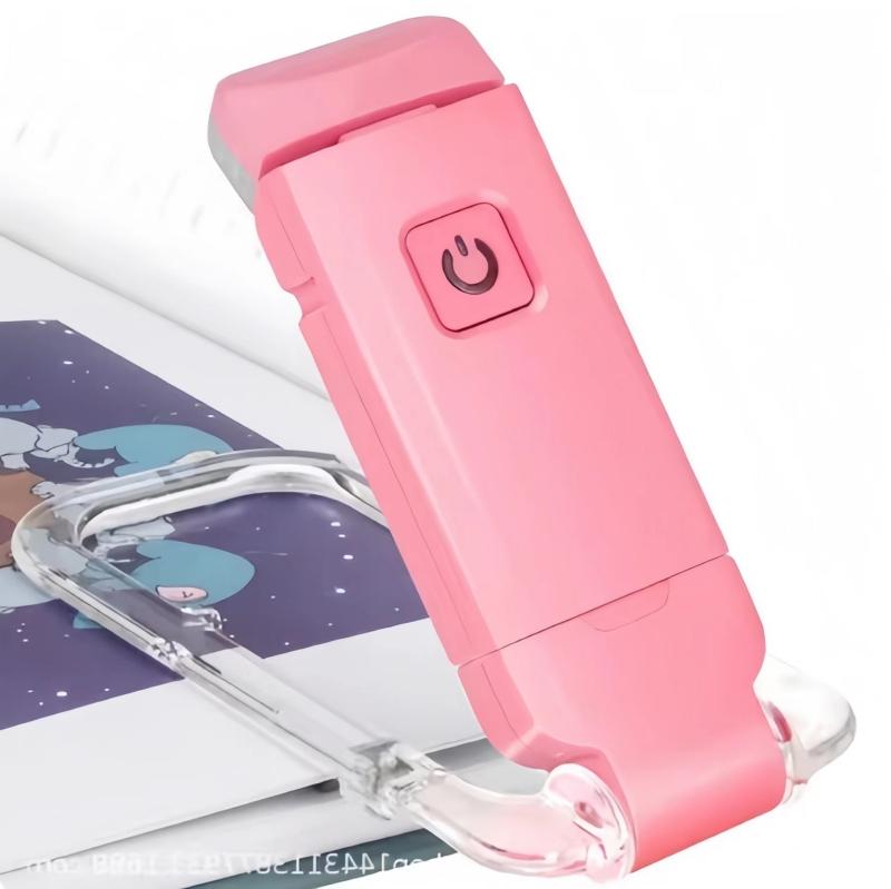 Mini Light Reading Clip Light LED Small Night Light USB Charging Adjustable Brightness Eye Protection Portable