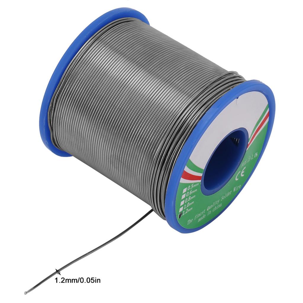Electric Iron 1.0 1.2mm 40percent  Tin Solder Wire Roll Soldering Reel for Electronic Products(1.2mm)