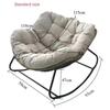 X&D Human Bird Nest Rattan Weaving Rocking Chair Leisure Sofa Home Balcony Single Lazy Sofa Rocking Chair Rattan Chair Can Sleep