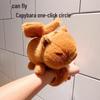 Capybara and Turtle Bubble Blowing Plush Toy Pendant