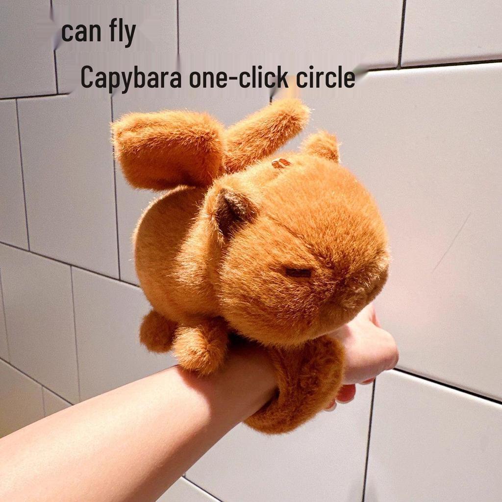 Capybara and Turtle Bubble Blowing Plush Toy Pendant