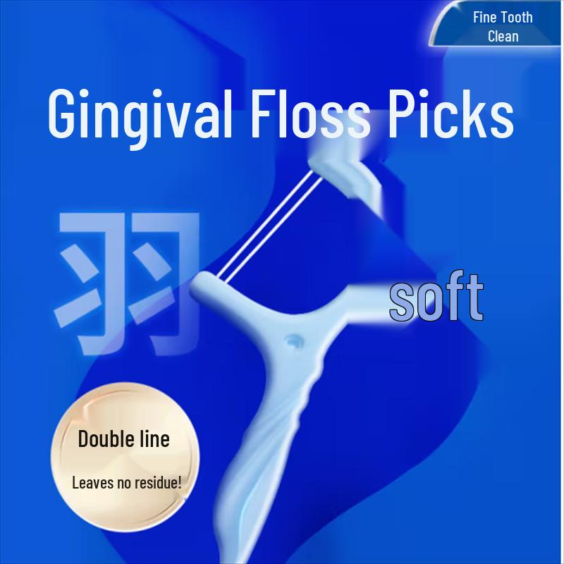 

Lion Feather Soft Dual-Line Dental Floss Sticks