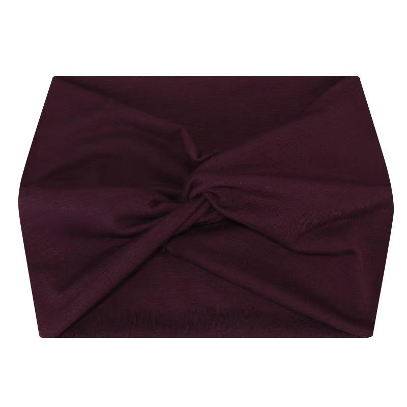 African Extra Wide Elastic Wrap Headband for Yoga and Sports