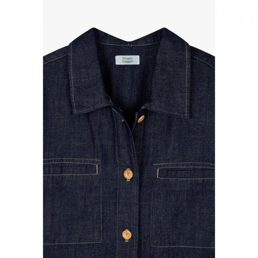 Studio Tomboy Color Denim Dress  9175341973ct 