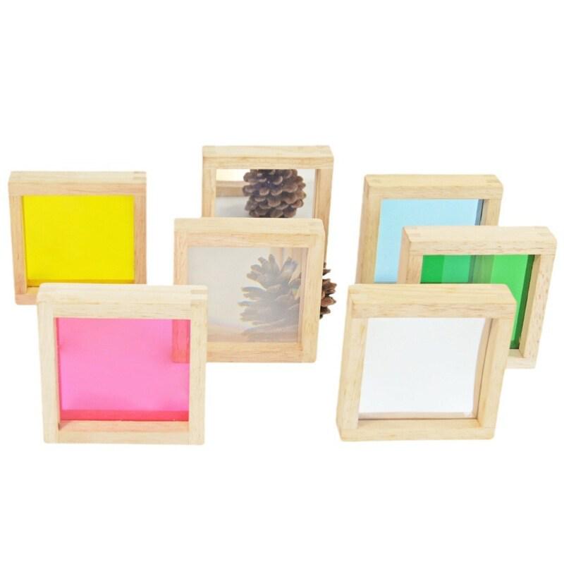 Montessori Light & Shadow Translucent Building Blocks for Kindergarten Science Exploration