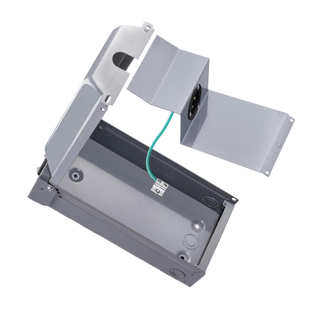 Generator Steckdosenbox Regensicher Edelstahl 30 Ampere 4 Adern Stromgenerator Steckdosenbox