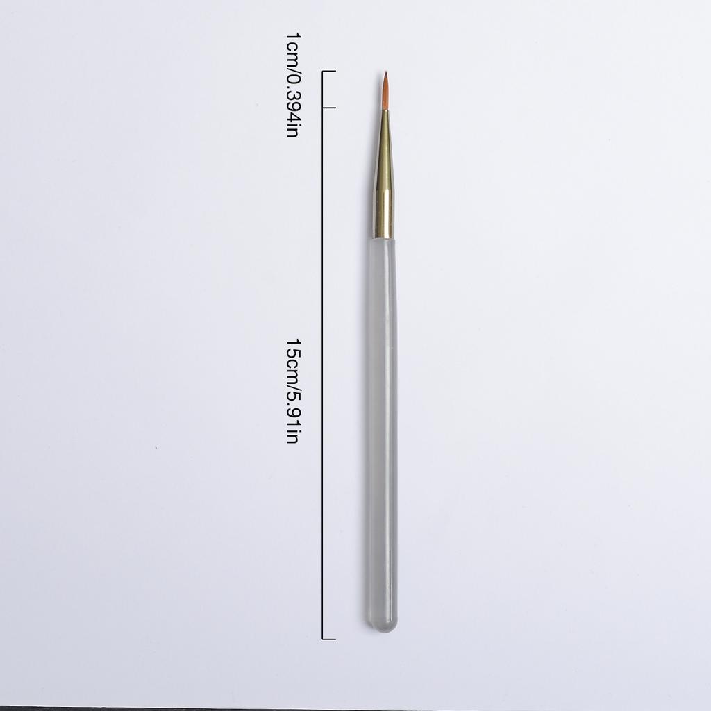 Nail art brush set, including drawdown brush, gradient shading brush, flower painting brush, round head light therapy tool brush