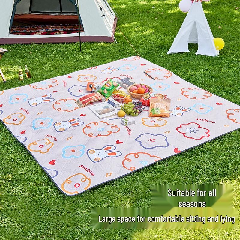 

ShangKaoJia Flower Rabbit Picnic Mat 2x1.5m