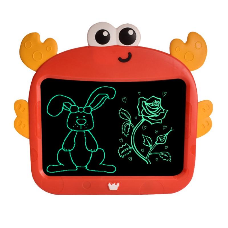 

Мультяшная ЖК-доска для рисования Детская игрушка 8,5 дюйма Стираемая доска для рисования Обучающий блокнот для эскизов Дошкольная образовательная игрушка Детский подарок красный