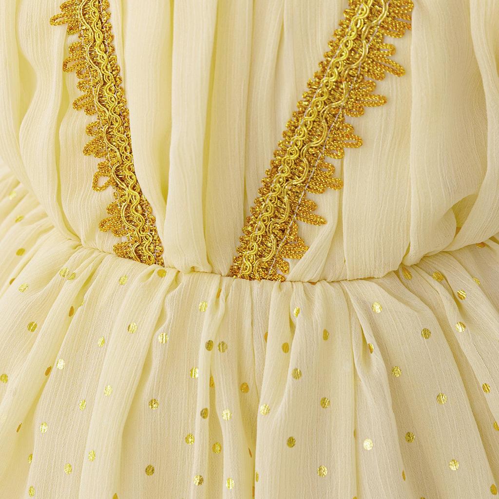 European & American Style Toddler Muslim Princess Puffy Dress for Festivals & Banquets