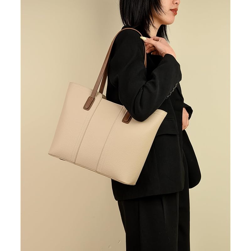 CC-MAX tote bag a4 handbag Looks expensive PU leather casual formal commute With zipper business independence lightweight simple Elegant ladies CC2402