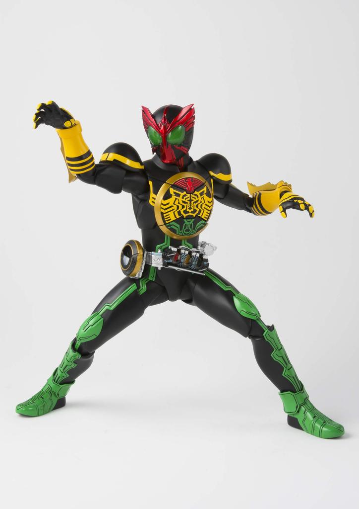 TAMASHII NATIONS S.H.Figuarts Kamen Rider OOO (Shinkobori Seiho) Tatoba Combo ca. 145 mm ABS&PVC målad rörlig figur