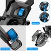 Motorcycle Phone Mount 360° Rotating Anti-slip Adjustable Cycling Cell Phone Holder Navigation Bracket for 4.7-7 Inch Phone