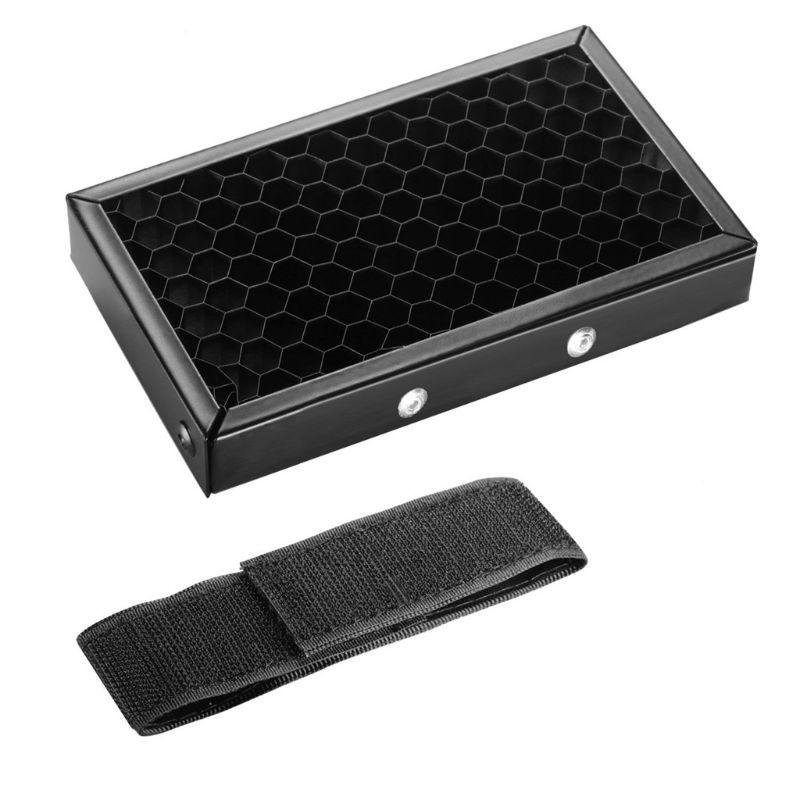 Black the Top Flash Honeycomb Hood Flash Diffuser for for Pentax Speedlite Photo Studio Accessories