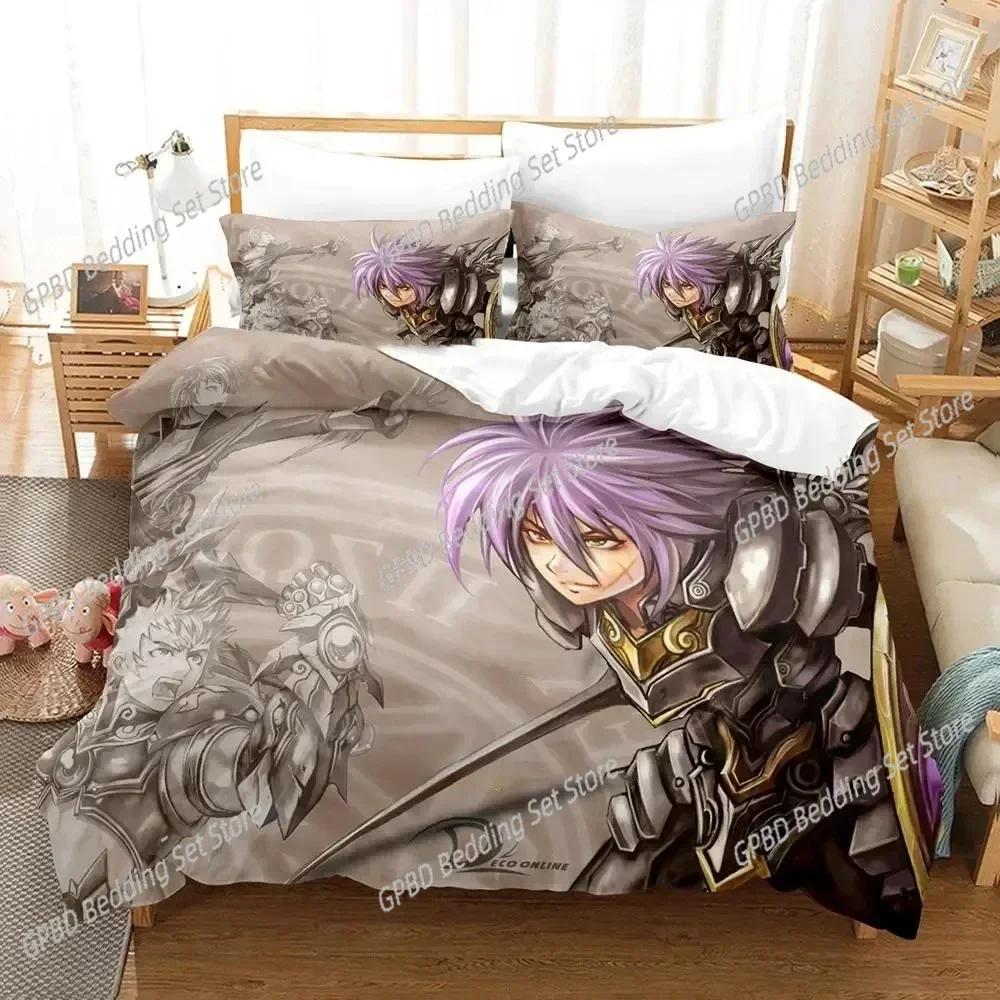 Luxury New 3D Print Game Deco Online Bedding Set Duvet Cover Bed Set Quilt Cover Pillowcase Queen Size Boys Adult Bedding