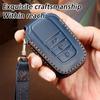 Echt Leer Auto Sleutelhoesje Voor Toyota 6e Generatie Voor RAV4 XA60 Serie Sleutelhoes Sleutelhanger Houder Hoes Beschermer Accessoires