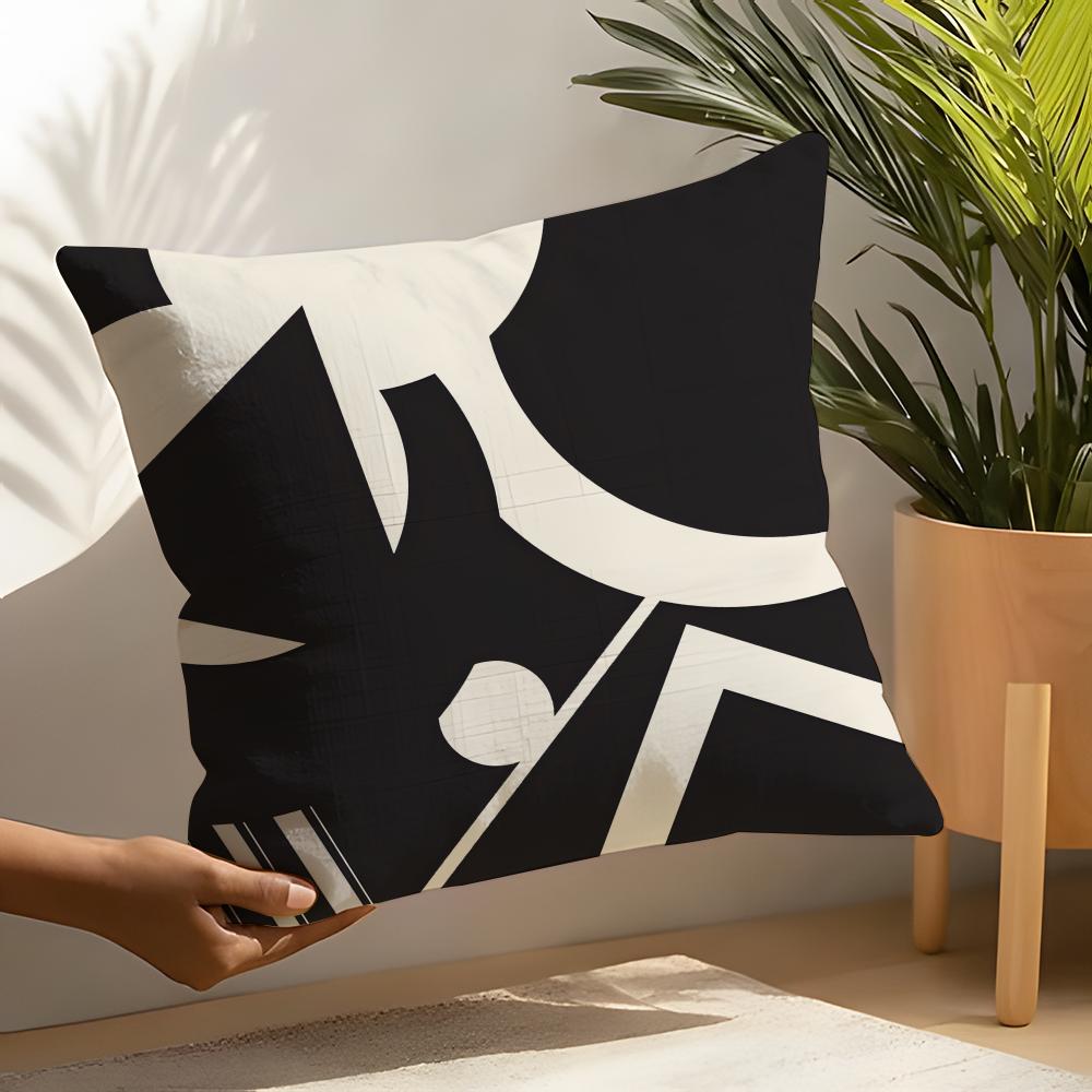 Abstract Geometric Modern Boho Pillow Case Linen Cushion Covers For Decorative Sofa Home Pillows Case Car Chair Pillows Cases