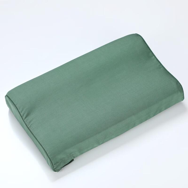 Military Green Firm Dormitory Pillow