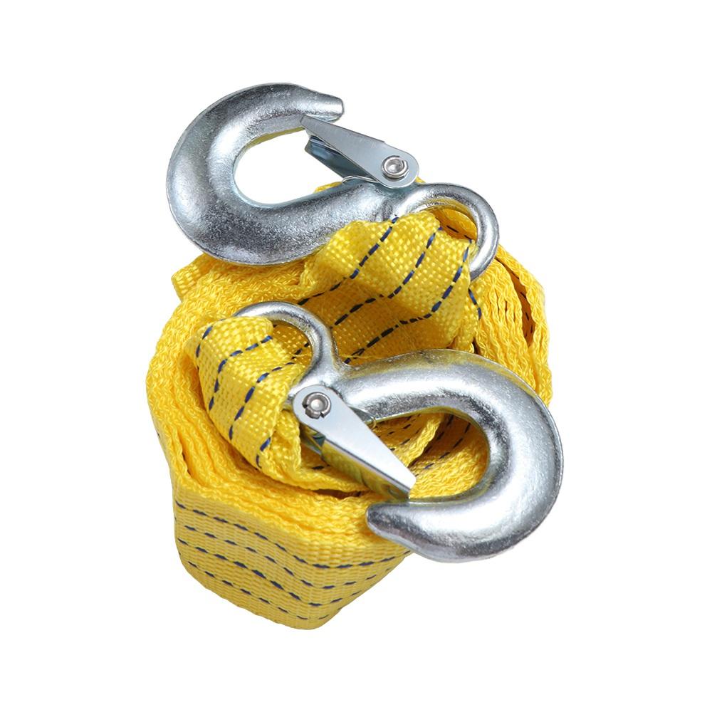 Heavy Duty Car Tow Cable High Strength Emergency Steel Cable Towing Strap Trailer Rope Van