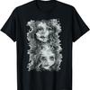 Goth Ästhetik Grunge Okkult Emo Satanisch Gruselige Traurige Gesichter T-Shirt