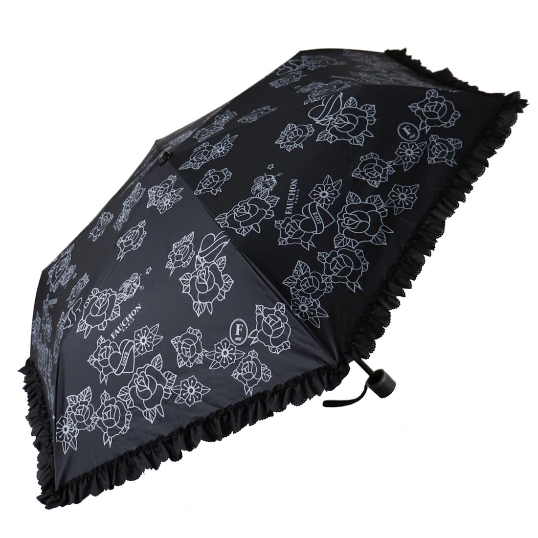 

FAUCHON Складной зонт Монотонный Ангел Черный (с чехлом) 001266-0001-02 чёрный