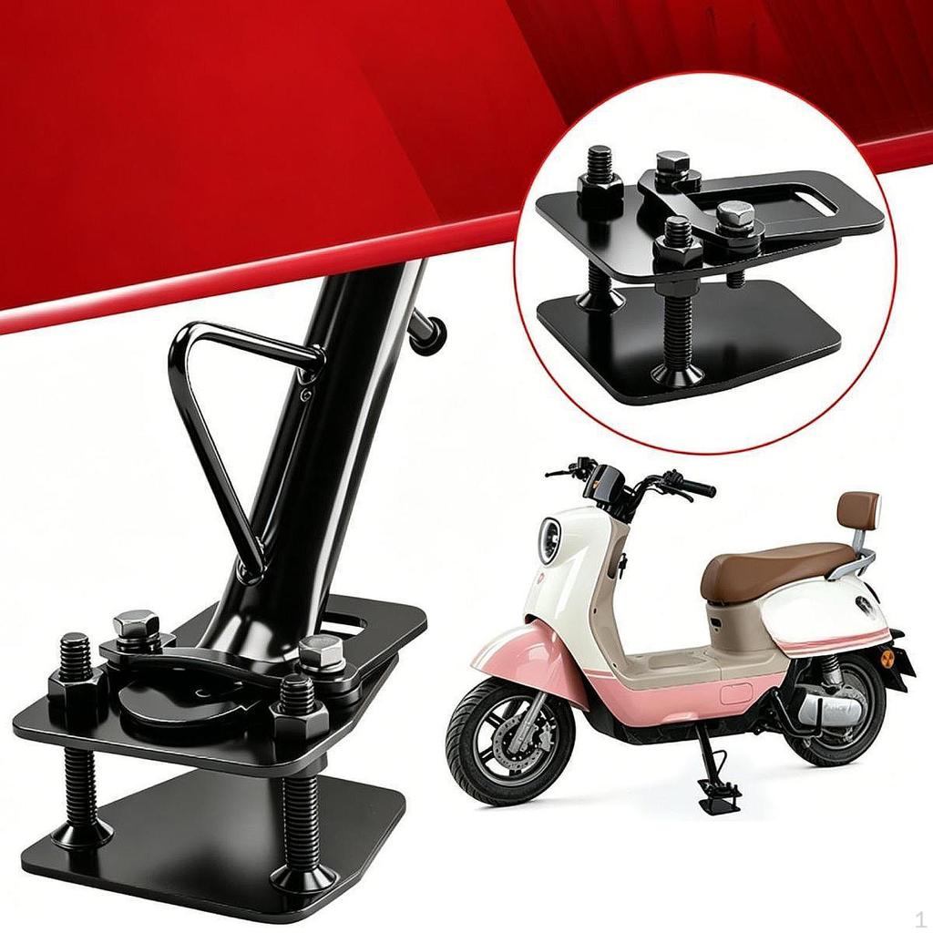 Motorcycle Kickstand Bracket Foot Stand Easy to Install Professional Accessories Sturdy Holder