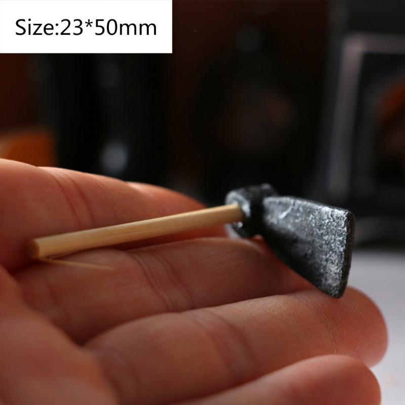 Exquisite Mini Hoe/Straw Bales/Firewood/Rubber Shoes/Carts/Fireplace Model 1:12 Scale Dollhouse Miniature Furniture Toys