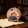 Wooden Melody Tool Round Circle of Fifths Wheel Chord Compass Pocket Music Learning