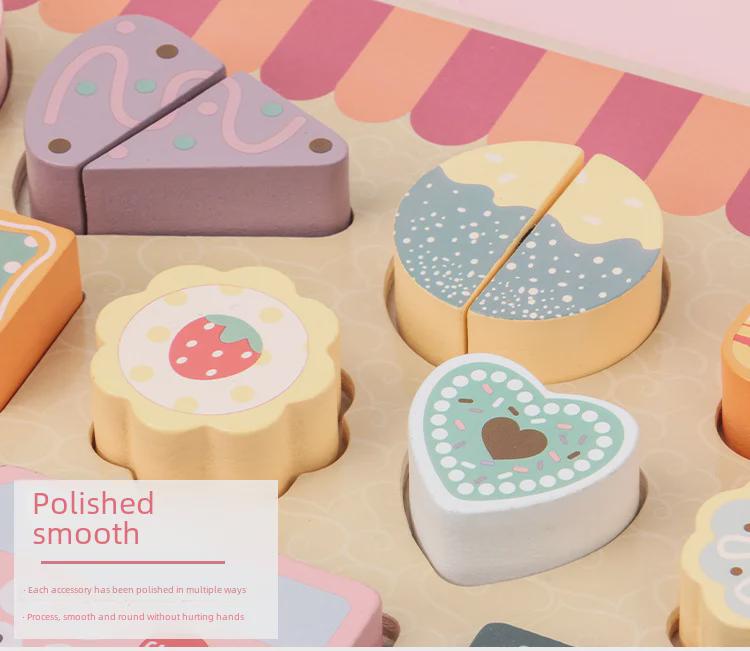 Wooden Pretend Play Kitchen Tea Set for Kids - Early Education Toy