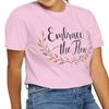 Flow T-shirt, Embrace the Flow, Unisex Tee, Garment-Dyed Shirt, Comfortable Graphic Tee, Lightweight Cotton Top