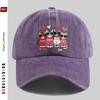 Pc Cat Print Baseball Cap with Heart Eyes Cool Cute Pet Style Printed Sun Hat Hunting Decor Hat Adjustable Strap MultiColo