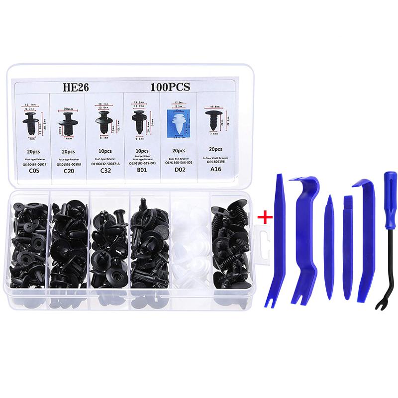 Car Hand Tool Set for Stereo DVD Player Removal Dashboard & Interior Plastic Trim Panel Disassembly Kit Auto Repair Tools