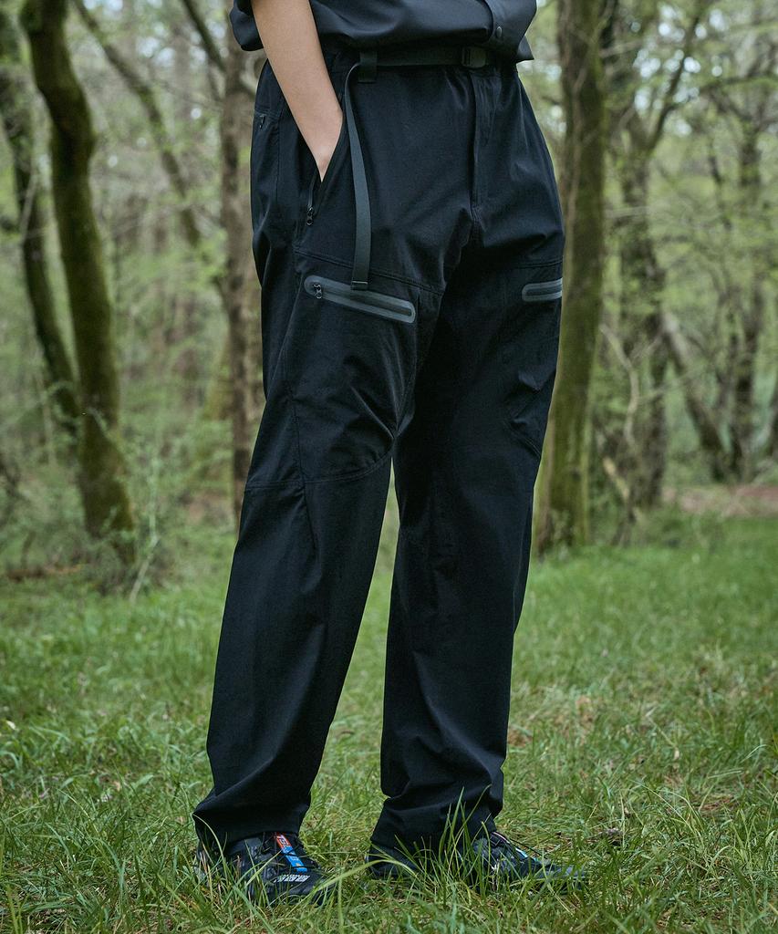 Kaempeusaideu C3 Double-Line Webbing Pants Black Cpt101