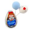 Glass Cartoon Girl Car Air Freshener Perfume Bottle Decorative Ornament Blue Dress Ocean Scent 2 Pack