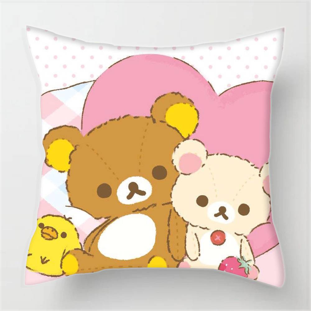 Cartoon R-ilakkumas Cute Pillowcases cushion covers living room sofas home decor gifts