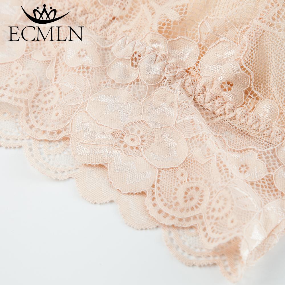 ECMLN L-XL Summer Outer Wear Fashion Women's Lace Bra Women's Top Casual Comfortable Wrap Bra