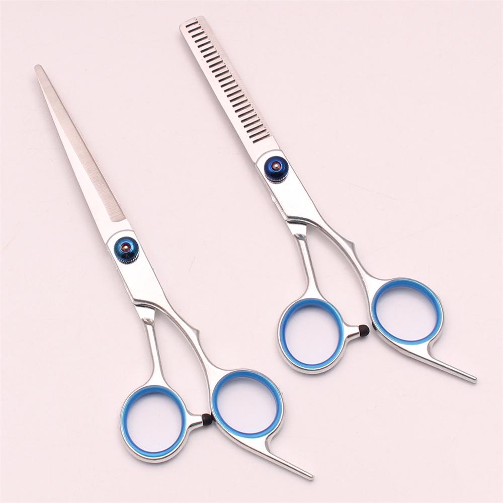 Home Apprentice Detachable Thinning Hairdressing Scissors, Slanted Tail, Stainless Steel, Multi-color Options.
