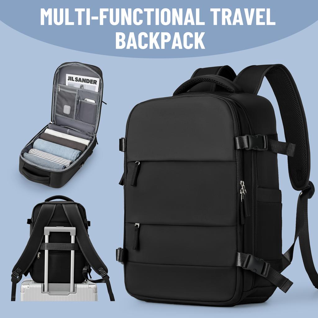 Geantă de mână Bagaj de cabină Rucsac, Rucsac de călătorie pentru femei, cu avion, pentru fete, pentru școală, pentru laptop Rucsac de zi pentru bărbați de afaceri