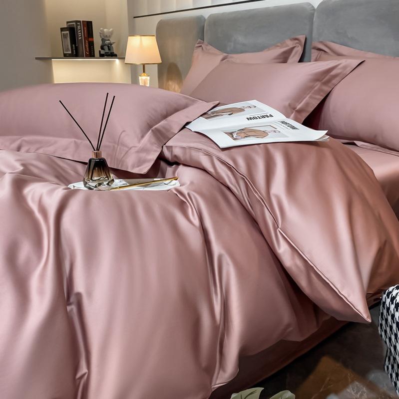 Class A 200 Thread Count Long Staple Cotton Four Piece Set Pure Cotton Bed Sheet Quilt Cover Four Seasons Light Luxury Nantong Bedding
