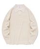 Open Collar Knit Ivory
