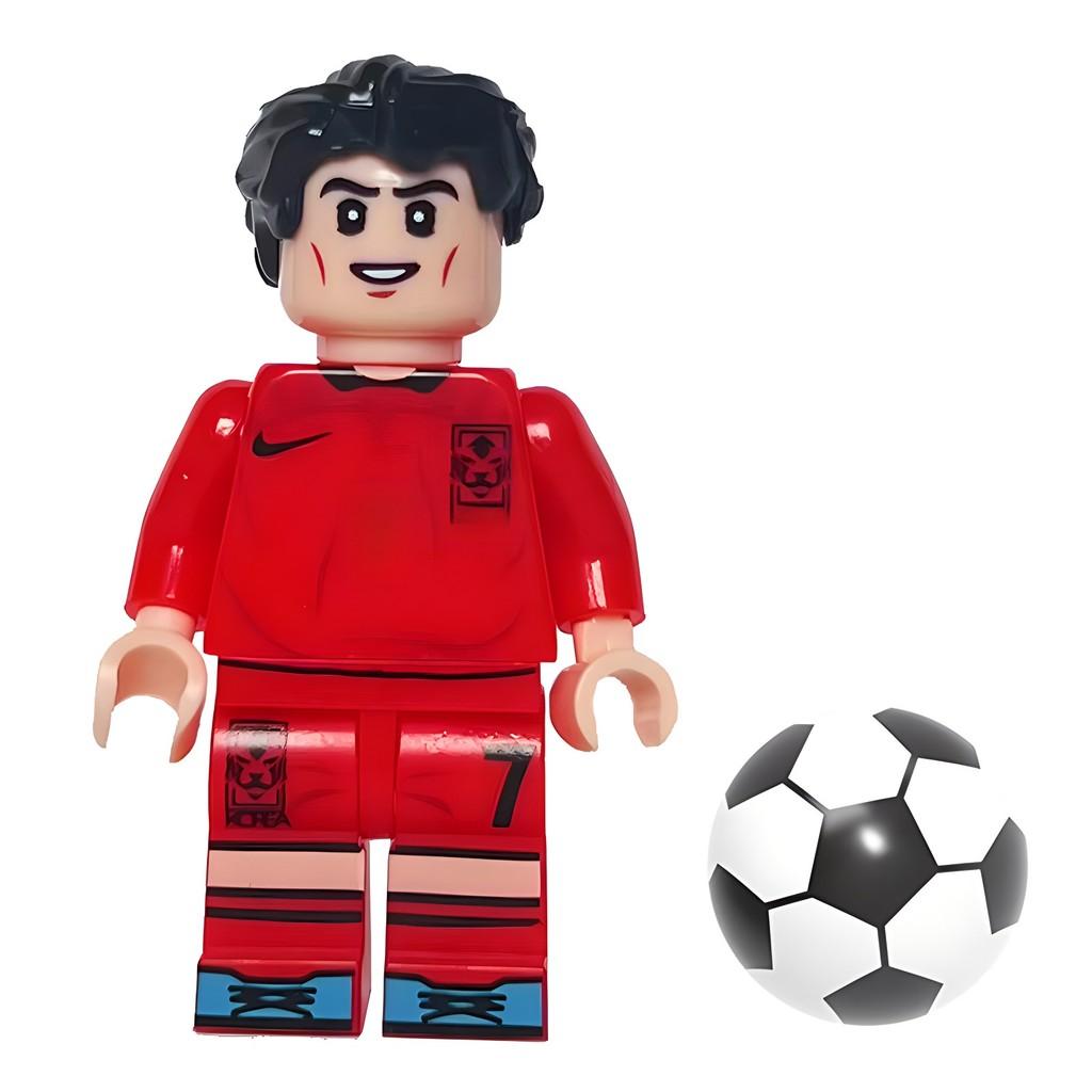Leo Neymar Messi Cristiano Ronaldo Plastic Football Figurine Building Blocks