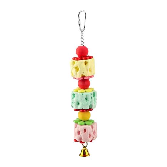 With Bell Beak Grinding Toy Ring Plastic 23 Cm 1 Pc Size#A